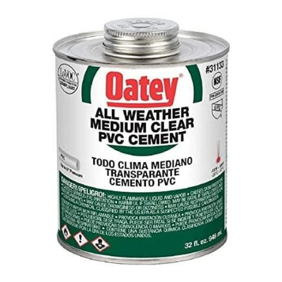 Picture of 1 QT ALL WEATHER CLEAR CEMENT 12 PER CASE