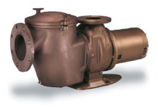 Picture of 20 HP 220V 440V C PUMP BRONZE COMMERCIAL 3 PH HI HEAD IG 6IN X 4IN FLANGE CHK200 NSF LISTED PENTAIR