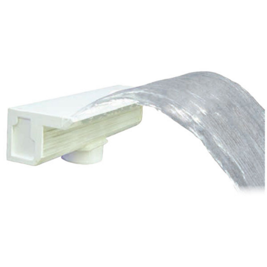 Picture of 24IN ARCH WATERFALL (1IN LIP; BACK PORT); WHITE