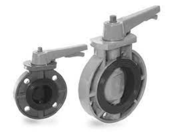 Picture of 2IN BUTTERFLY VALVE COLONIAL 411N INDUSTRIAL SERIES PVC/EPDM/PP