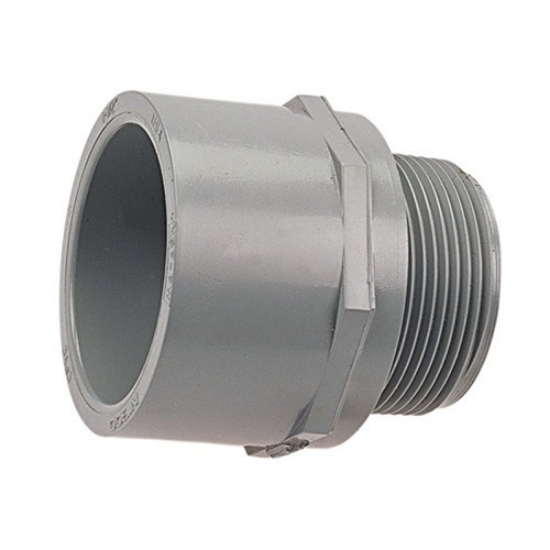 Picture of 2IN MPT X SKT MALE ADAPTER CPVC SCHEDULE 80 GRAY