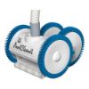 The PoolCleaner 4 Wheel Suction Cleaner, White