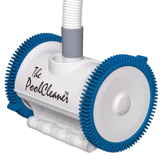 The PoolCleaner 2 Wheel Suction Cleaner, White
