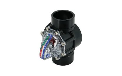 3 inch  FLOW METER FOR SCHED 80 PIPE W/ 3IN TEE H2FLOW CONTROLS