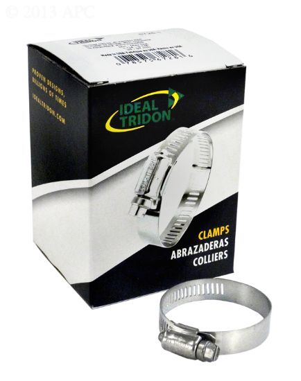 1.25IN TO 2.25IN HOSE CLAMP 50 BOXES OF 10 STAINLESS 6728CS