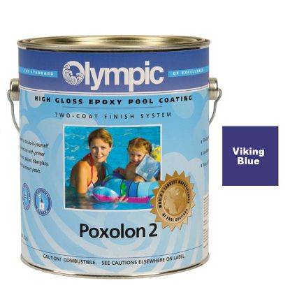 1 GAL POXOLON 2 VIKING BLUE PAINT OLYMPIC KELLEY FOR DESIGNS 2212 GALLON