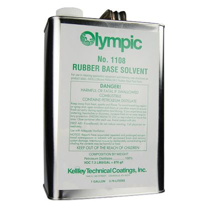 1 GAL RUBBER BASE SOLVENT OLYMPIC KELLEY 1108 GALLON