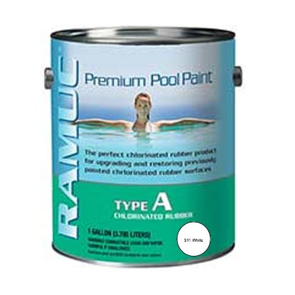 1 GAL TYPE A CHLORINATED RUBBER PAINT WHITE RAMUC NOT FOR  902131101