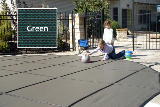 16' X 32' RE 4'X8' CTR PROMESH GREEN IG SAFETY COVER GLI 20-1632RE-CES48-PRM-GRN