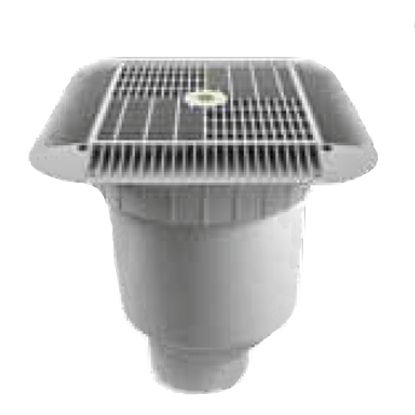 16IN SQUARE WITH DOUBLE DEEP SUMP BUCKET 4IN SOCKET VGB 1216101D