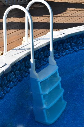 EASY INCLINE ABG INPOOL LADDER WHITE 48IN TO 54IN POOLS MAIN 200200