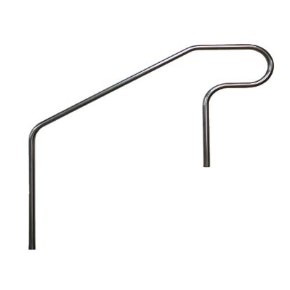 4' ADA EXTENDED 2-BEND HANDRAIL .065IN WALL 304 SS 6INR  2HR-4ADA