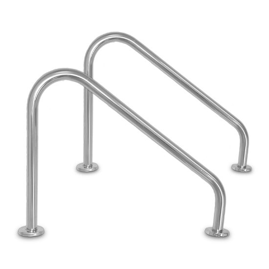 30IN STAIR SIDE RAIL .049IN PAIR INTERFAB STAINLESS DECK  D2D25049