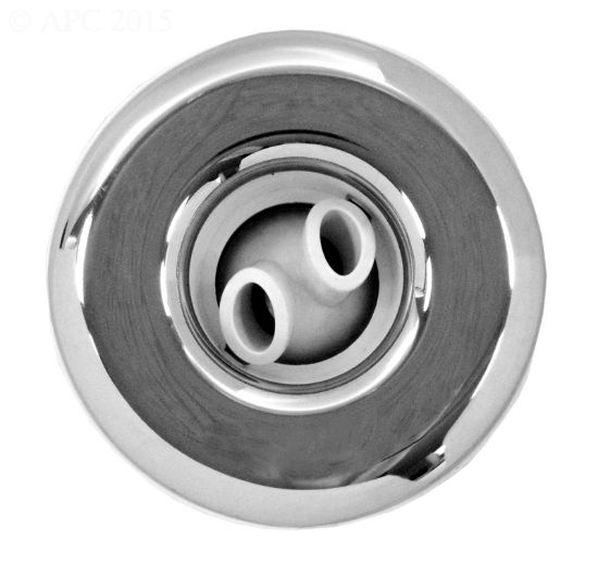 3IN. TWIN ROTO MINI-STORM THREAD IN JETS SMOOTH STAINLESS  229-7950S
