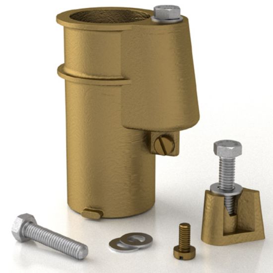 4IN ANCHOR SOCKET BRONZE 1.625IN PERMACAST HANOVER CLONE PS-4016-BC