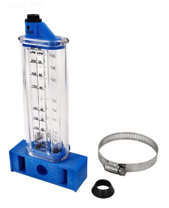 FLOWMETER 20 TO 60 GPM 1.5IN PVC PIPE VERTICAL MOUNT  570341V