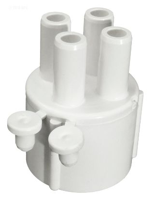 MANIFOLD 1IN SKT X FOUR 3/8IN BARB PORTS WITH 2 PLUGS 672-4040