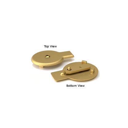 ANCHOR COVER BRASS 2 PCS PERMACAST WITH SCREW PE-8