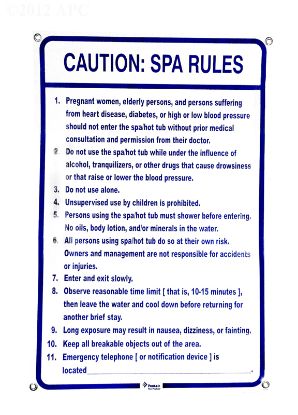 SPA RULES(NC) SIGN R234200