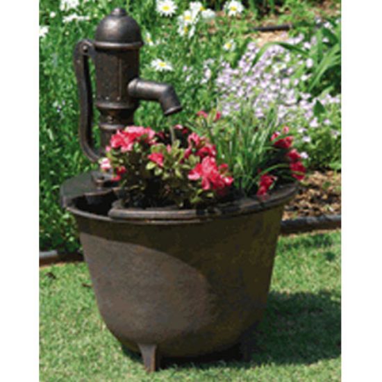 TUSCANY FOUNTAIN COPPER FINISH WITH PLANTER FPTC LITTLE  566765
