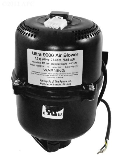 Air Supply Of The Future Ultra 9000 Air Blower 1 HP 240V Portable Spa 3910220 