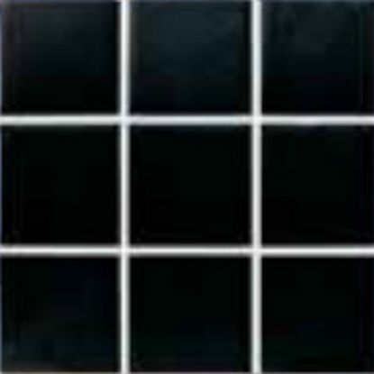 UNGLAZED BLACK 2IN X 2IN 1 SHEET GLAZED MASTERTILE MAS2X2BLAUNGEACH